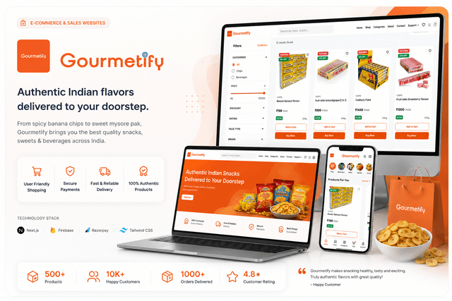 Gourmetify Preview