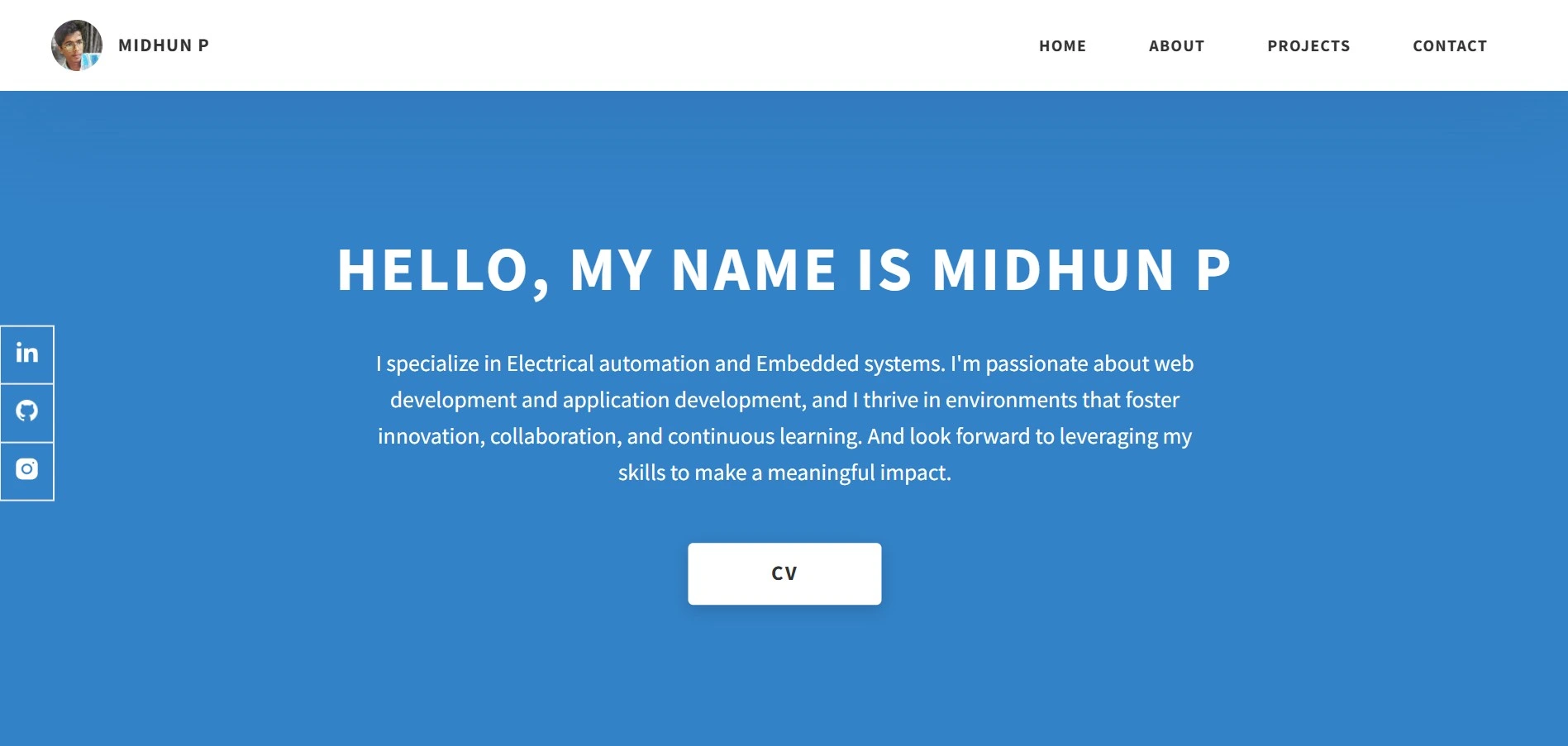 Midhun Portfolio